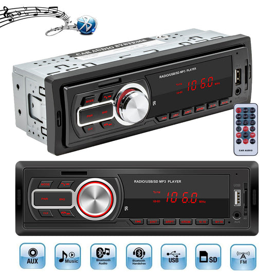 Poste Radio Bluetooth MultiMedia Avec Sortie USB/MicroSD/Aux - تنزوت
