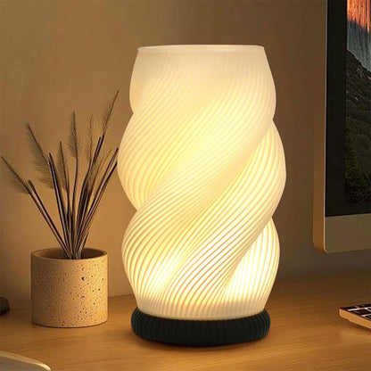 Lampe de chevet et vase lumineux avec 3 couleurs et 9 niveaux de luminosité réglables – مصباح ديكور داخلي