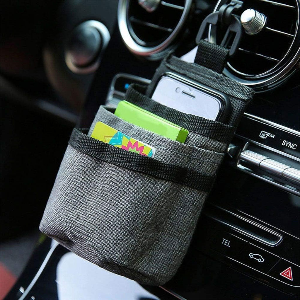 Organiseur de poche pour grille d’aération de voiture – منظم أغراض في السيارة