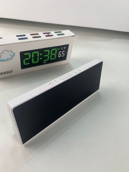 Horloge Électronique Multifonctionnelle avec Affichage de la Température – ساعة إلكترونية متعددة الوظائف مع عرض درجة الحرارة