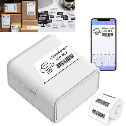 Mini imprimante Code barre Thermique Bluetooth pour Smartphone – طابعة ملصقات حرارية لاسلكية تنزوت