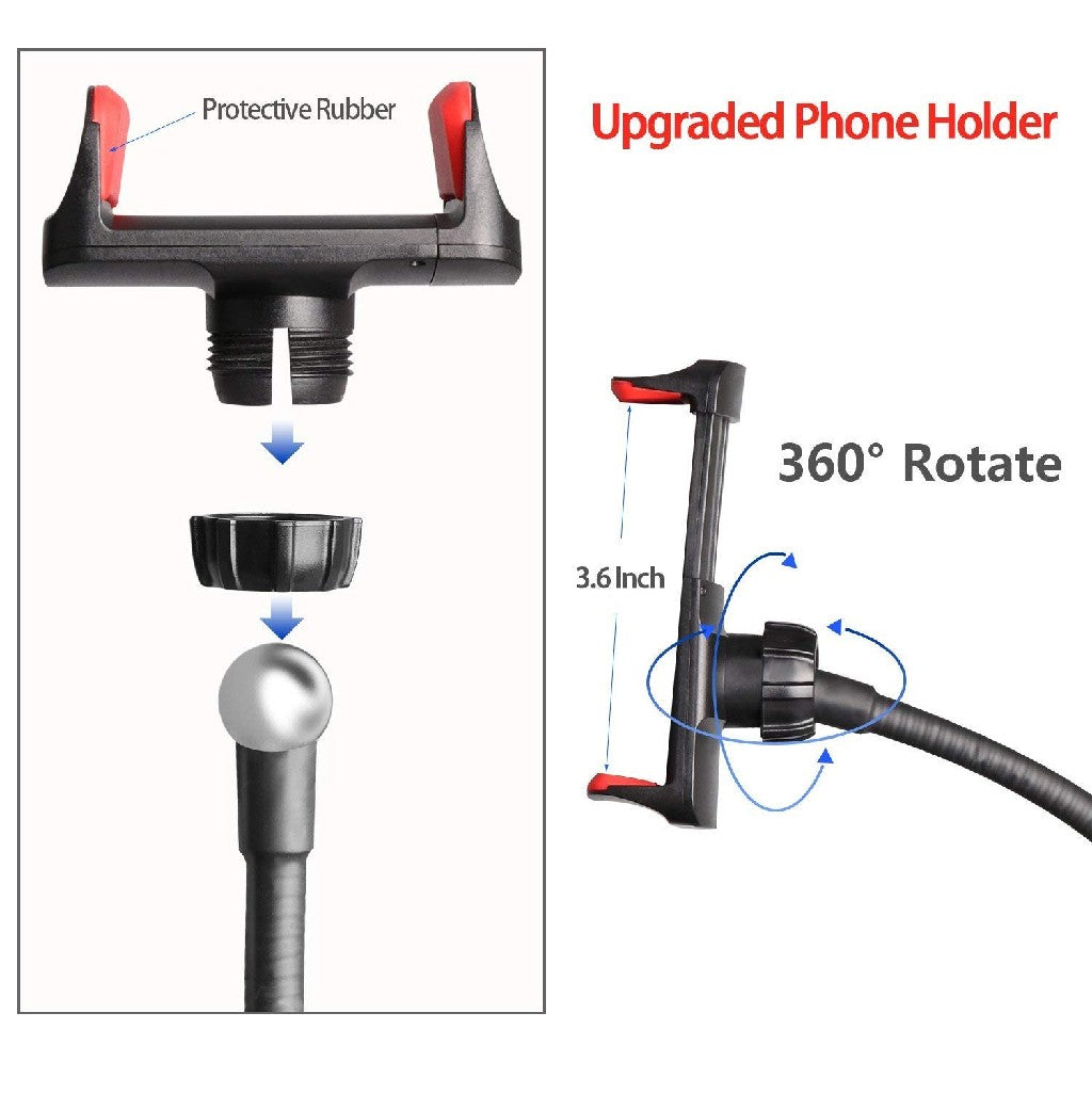 Studio Professional Live Stream Selfie Light Set – عدة التصوير الإحترافيةمع حلقة ضوئية