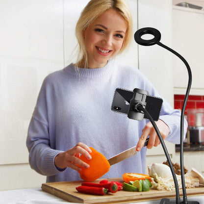 Studio Professional Live Stream Selfie Light Set – عدة التصوير الإحترافيةمع حلقة ضوئية