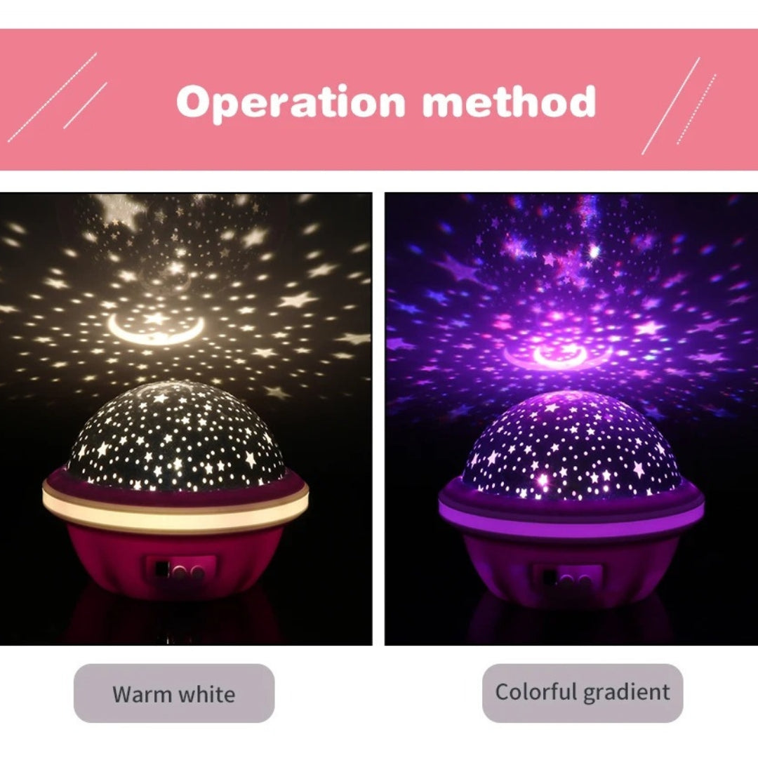 Projecteur LED ciel étoilé pour enfants, lampe de nuit, romantique, coloré RGB