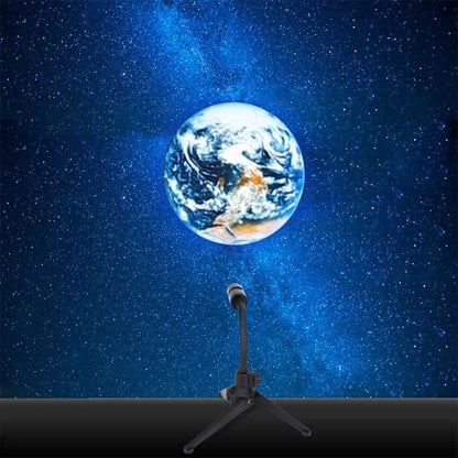 Lampe de lune projecteur veilleuse 360° lumière de projection de lune éclairage de charge USB