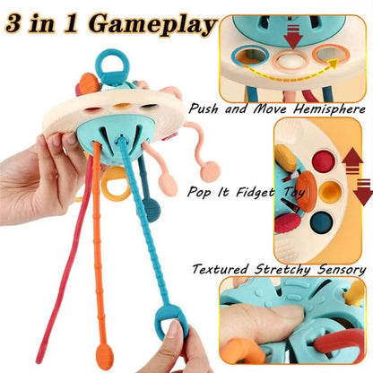 Jouets sensoriels de dentition pour bébé, activités d’apprentissage pour les tout-petits