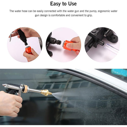 Nettoyeur à Haute Pression avec kit pompe de lavage voiture 12V – منظف سيارات بالضغط العالي
