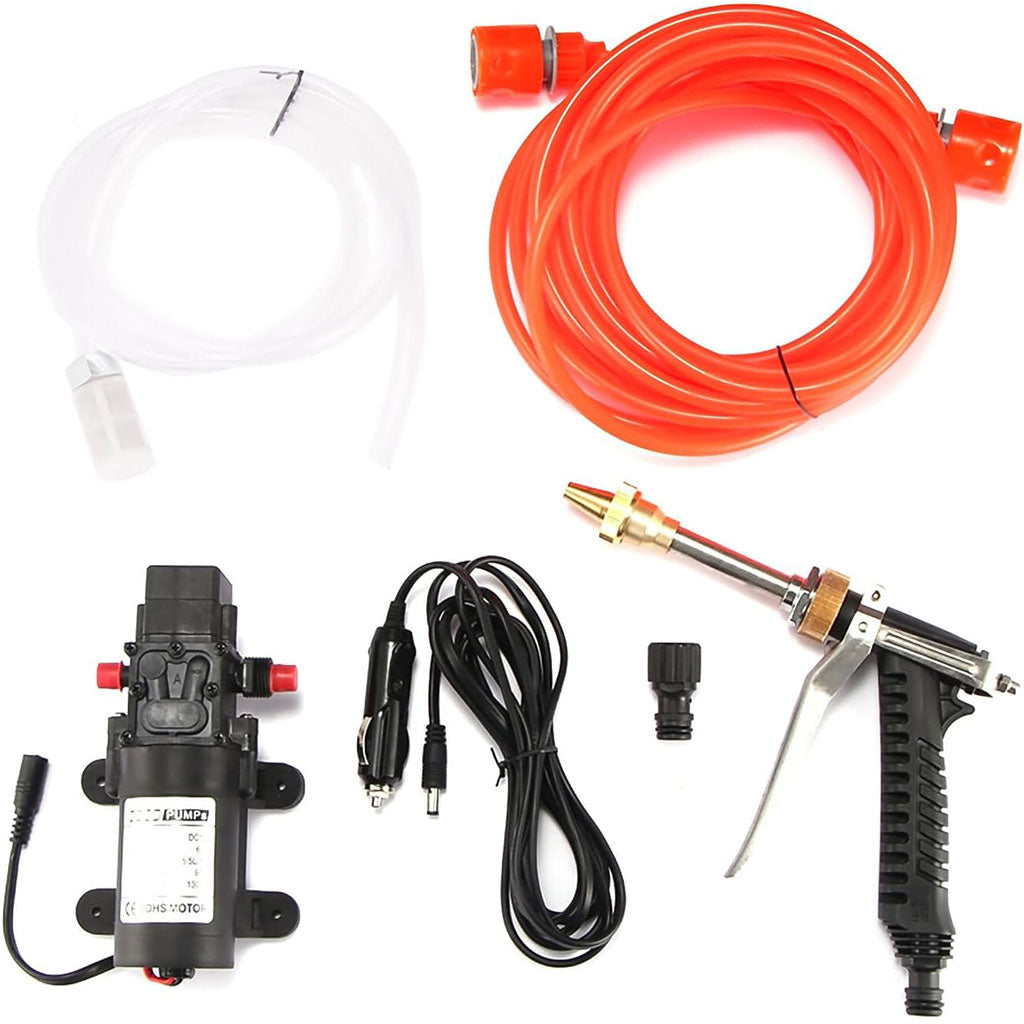 Nettoyeur à Haute Pression avec kit pompe de lavage voiture 12V – منظف سيارات بالضغط العالي