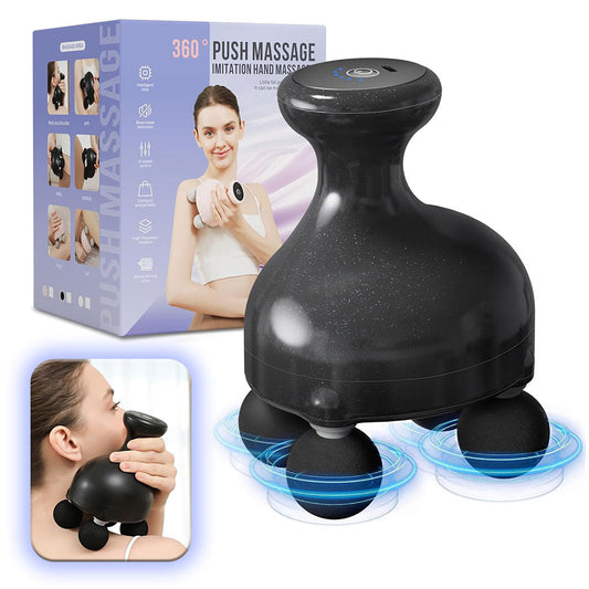 Pistolet de massage portatif à 4 têtes pour tissus profonds – جهاز تدليك الجسم تنزوت