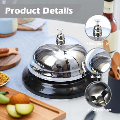 Mini Sonnette d'Appel en Métal Antirouille pour Bureau – جرس نداء معدني صغير مقاوم للصدأ للمكتب
