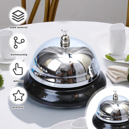 Mini Sonnette d'Appel en Métal Antirouille pour Bureau – جرس نداء معدني صغير مقاوم للصدأ للمكتب