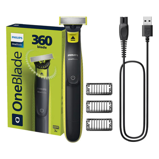 Philips OneBlade QP2427/23 Tondeuse Rechargeable Original – ماكينة حلاقة أصلية للرجال - تنزوت