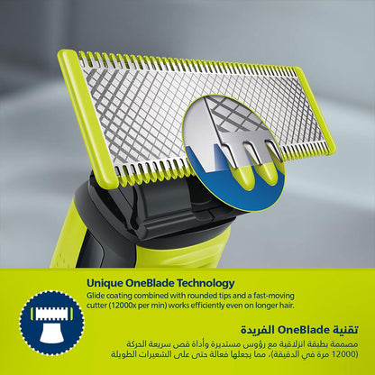 Philips OneBlade QP2824/10 Tondeuse Rechargeable Original – ماكينة حلاقة أصلية للرجال