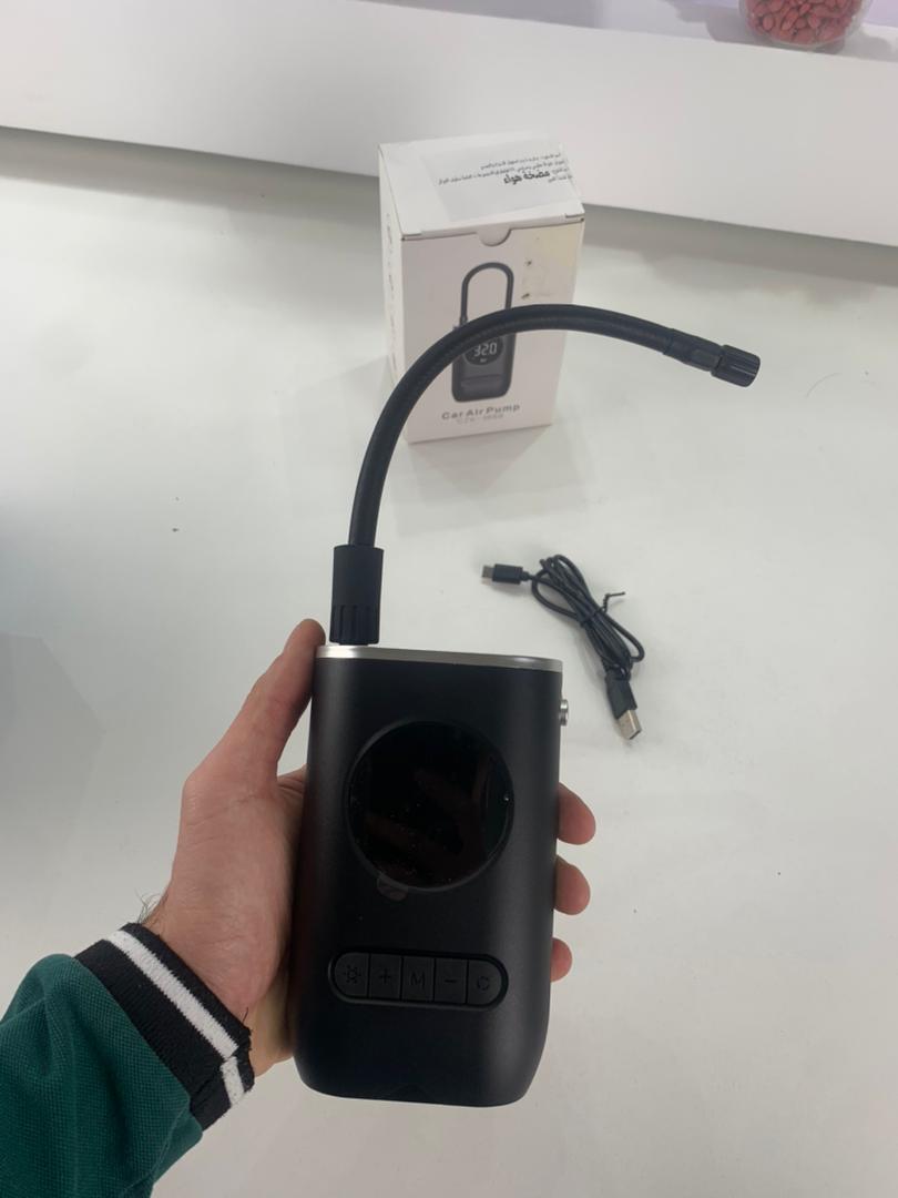 Compresseur d'Air Portable 150 PSI avec Lampe LED – منفاخ هواء محمول مع إضاءة