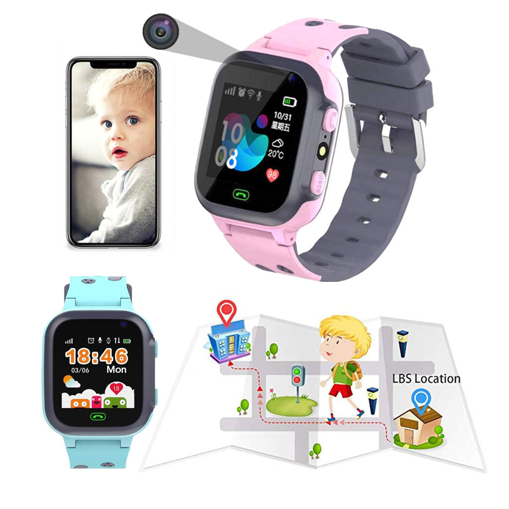 Montre intelligente pour enfants avec fonction d’appel d’urgence SOS et camera – ساعة ذكية للأطفال تنزوت