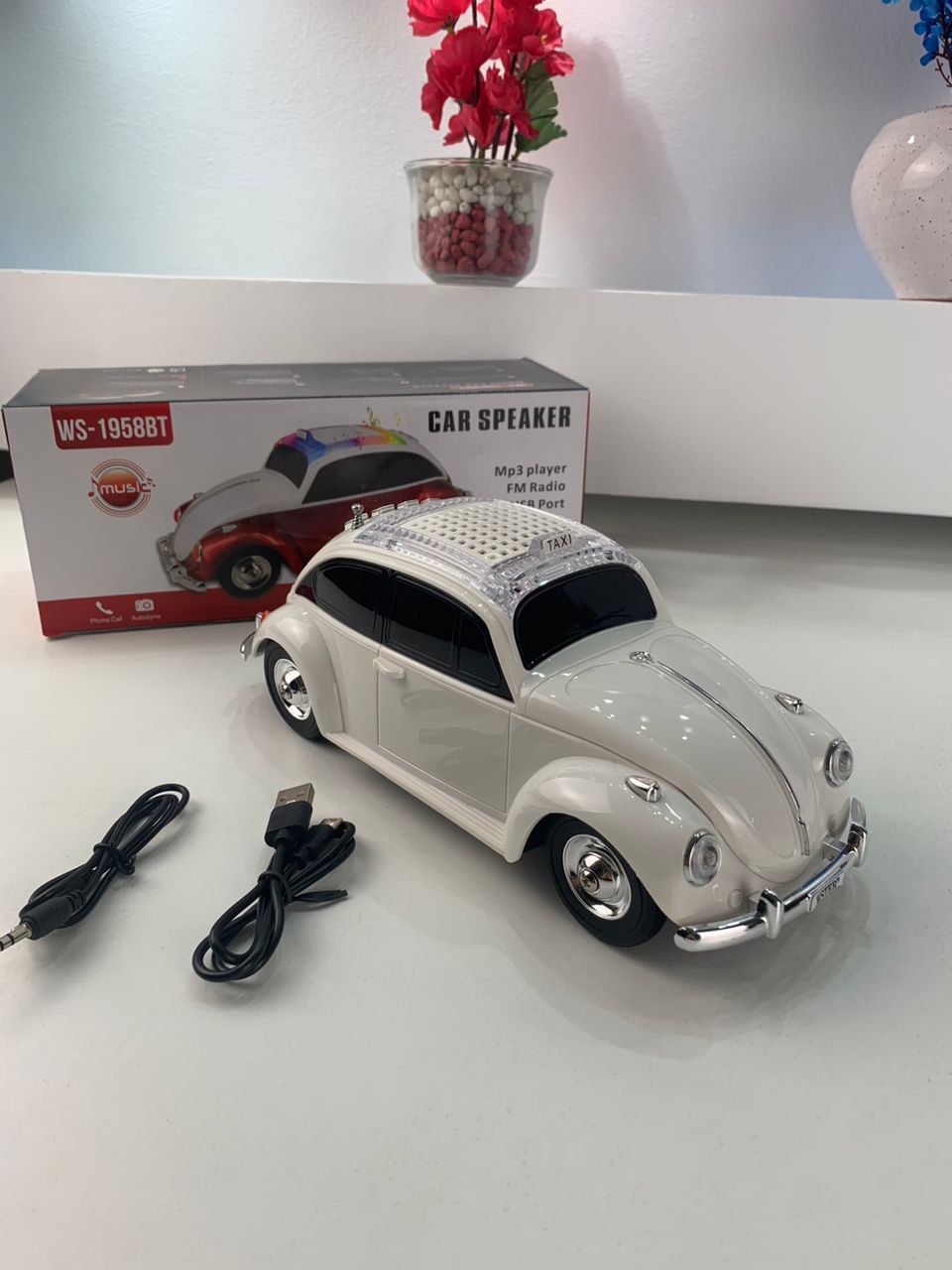 Haut-parleur Bluetooth sans fil Beetle Voiture – سيارة مكبر صوت بلوتوث لاسلكي