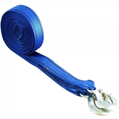 Corde De Remorquage 8 Ton 4m Avec 2 Crochet Pour Voitures – حبل سحب 8 طن بطول 4 متر مع خطافين للسيارات