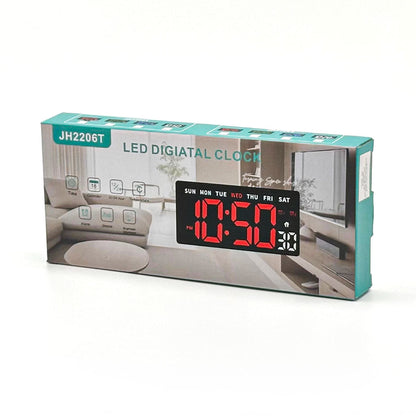Horloge Murale Arabic Numérique LED avec Jour et Date – ساعة رقمية بالعربية مع اليوم والتاريخ