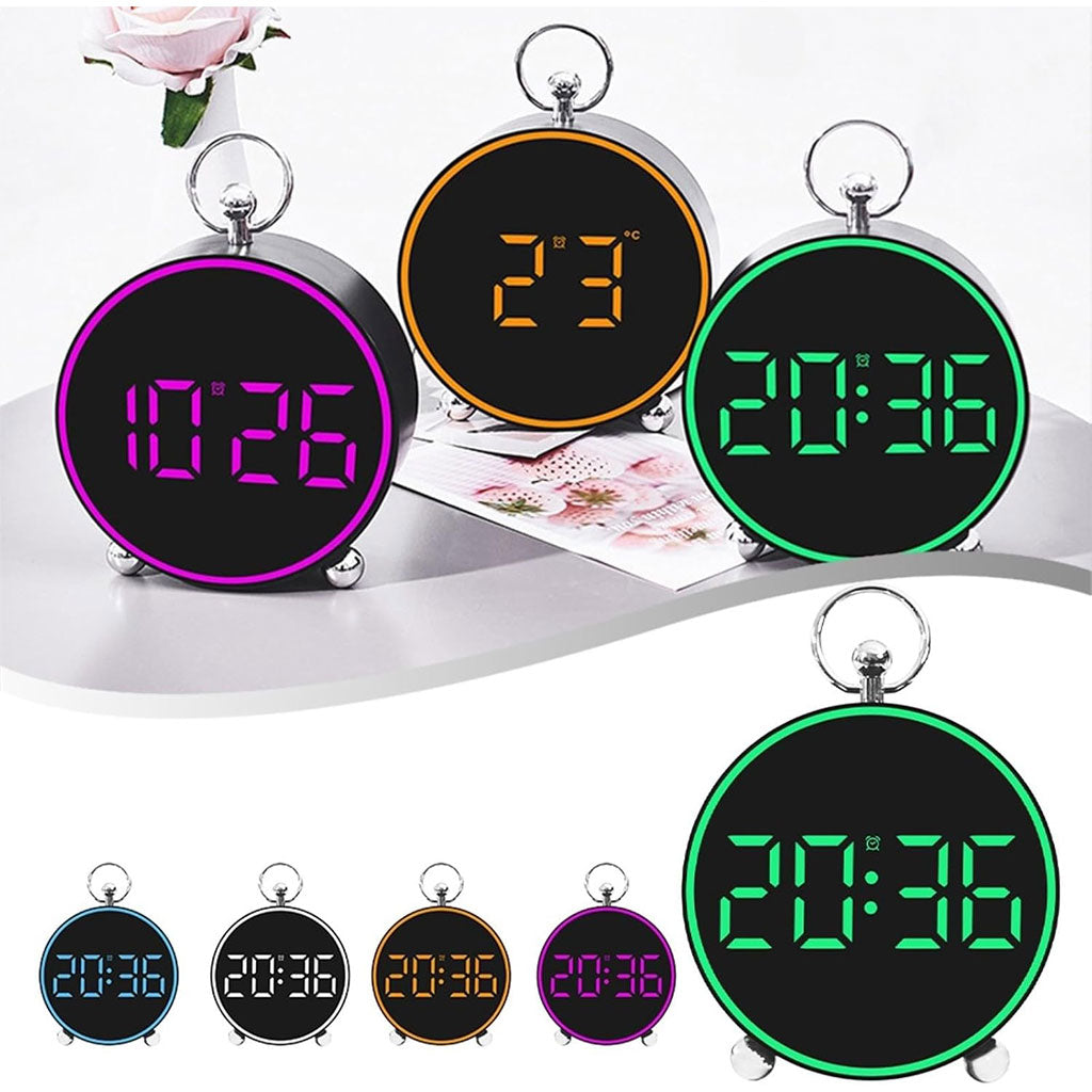 Horloge LED numérique avec affichage de la température تنزوت