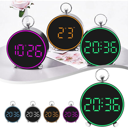 Horloge LED numérique avec affichage de la température تنزوت