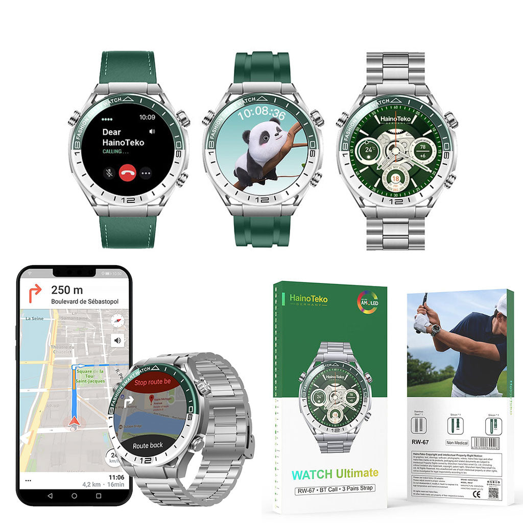 Smart Watch Haino Teko RW67 avec Fonction de Lecture de Maps – ساعة ذكية أصلية تنزوت