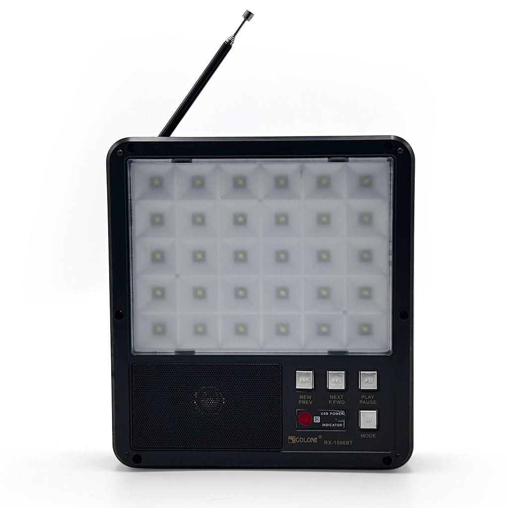 Kit d’Éclairage Solaire avec Haut Parleur Bluetooth RX-1066BT – طقم إنارة بالطاقة الشمسية