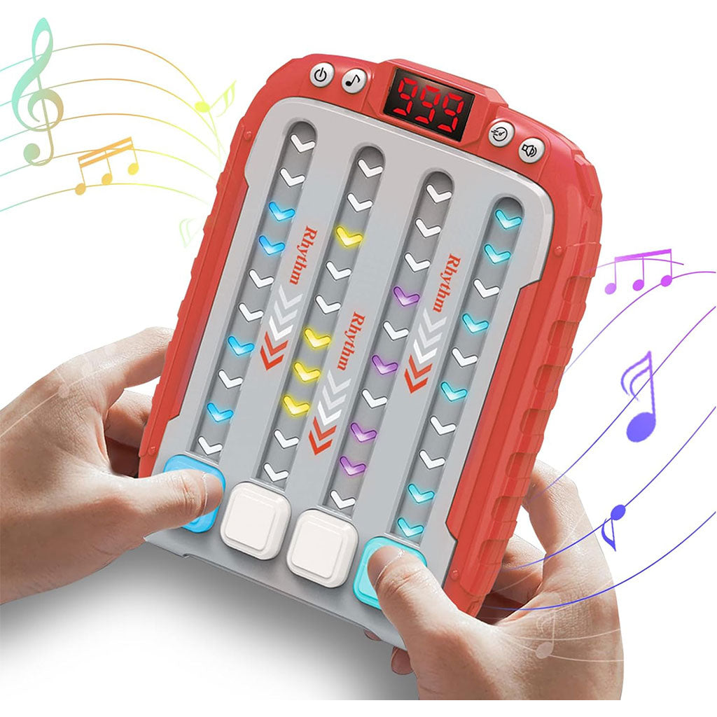 Machine de jeu rythmique anti-stress avec musique et lumière – لعبة أطفال مسلية تنزوت