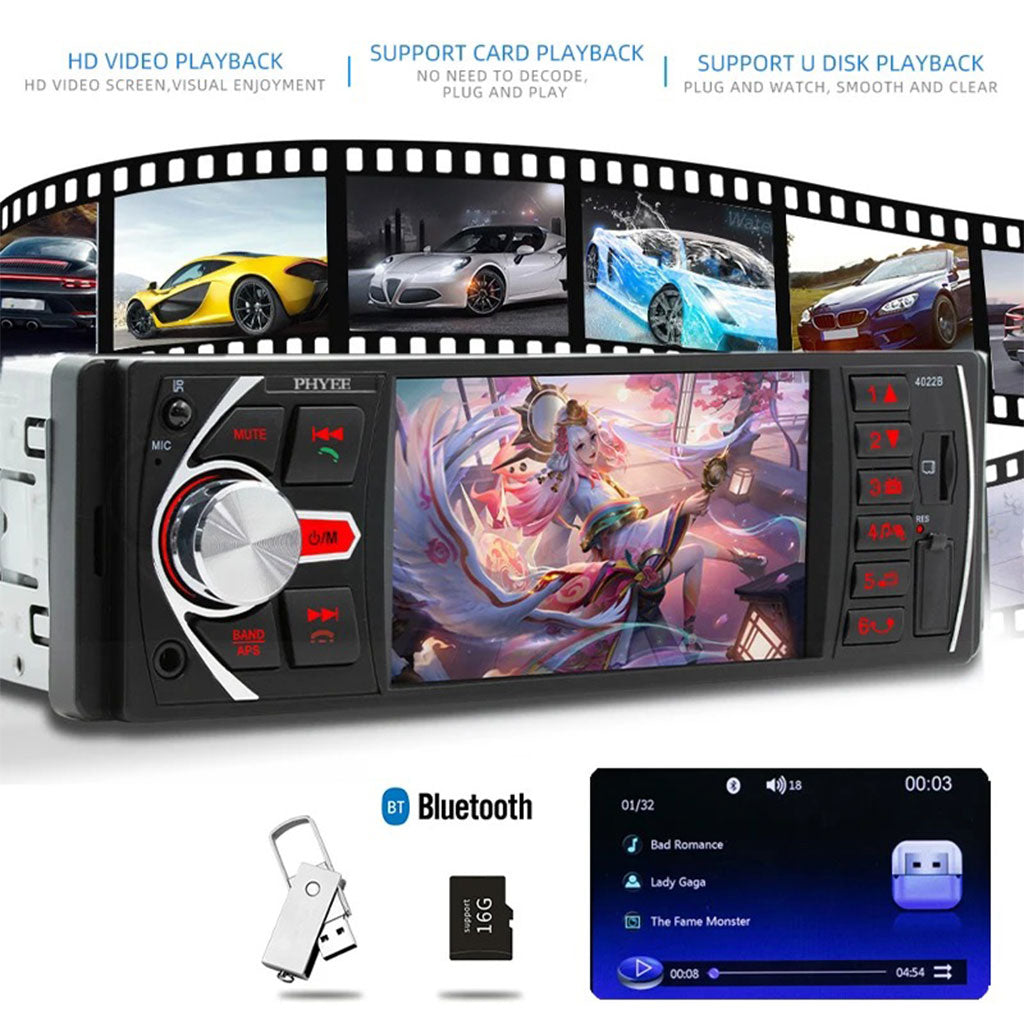 Autoradio MP5 4.1 Pouces FM Radio Ecran HD 4026UM – مشغل راديو السيارات