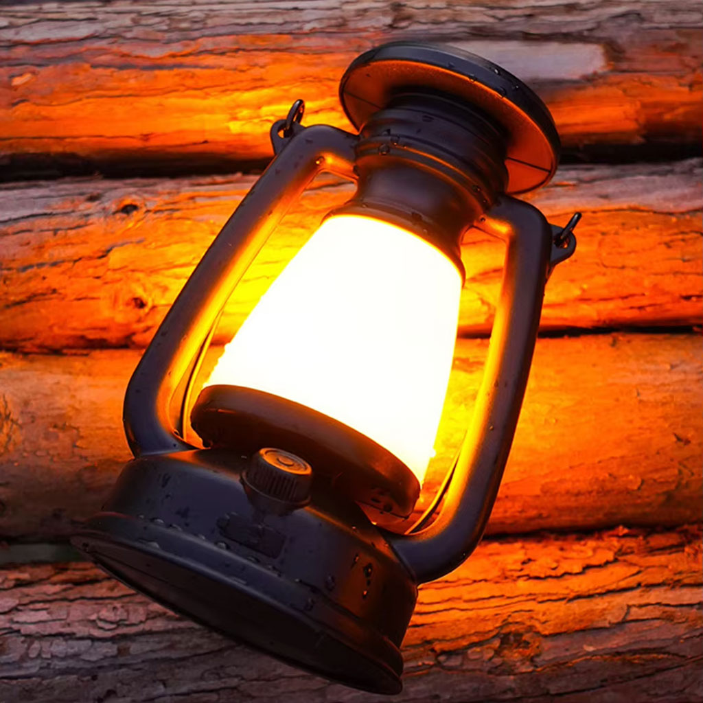 Lampe de camping classique chargement USB de type C lumière ambiante extérieure