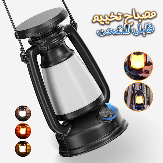 Lampe de camping classique chargement USB de type C lumière ambiante extérieure تنزوت