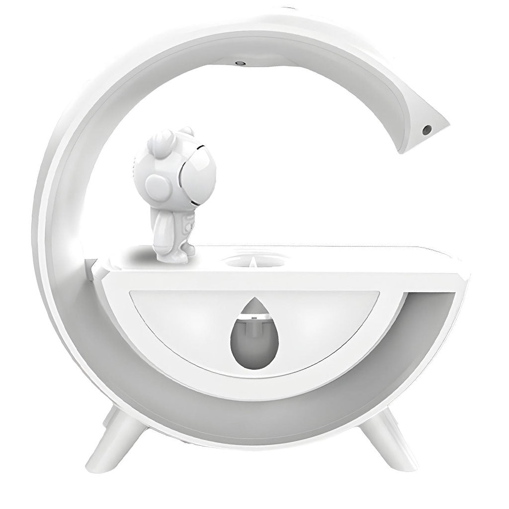 Haut Parleur Bluetooth et Humidificateur anti-gravité en forme de G