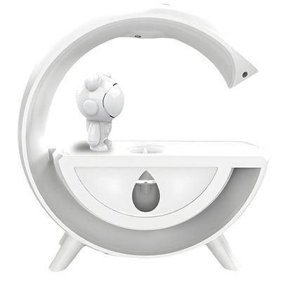 Haut Parleur Bluetooth et Humidificateur anti-gravité en forme de G