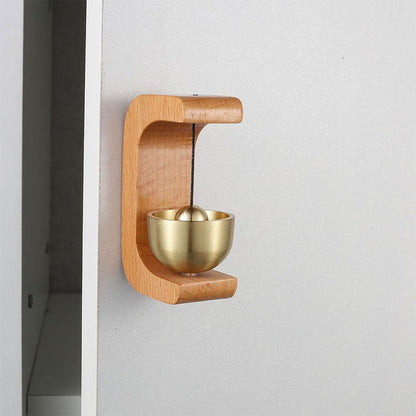 Sonnette de porte vintage style japonais en bois – جرس باب بتصميم أنيق
