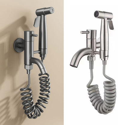 Pulvérisateur De Toilette À Haute Pression Avec Le Kit De Robinet V2 – رشاش مع صنبور حمام - تنزوت