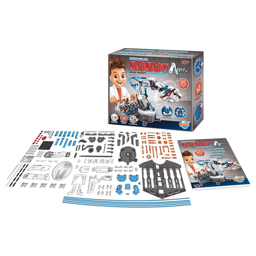 Buki Bras Robot Hydraulique Jeu éducatif pour Enfants – لعبة اليد الهيدروليكية للأطفال