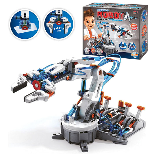 Buki Bras Robot Hydraulique Jeu éducatif pour Enfants – لعبة اليد الهيدروليكية للأطفال تنزوت