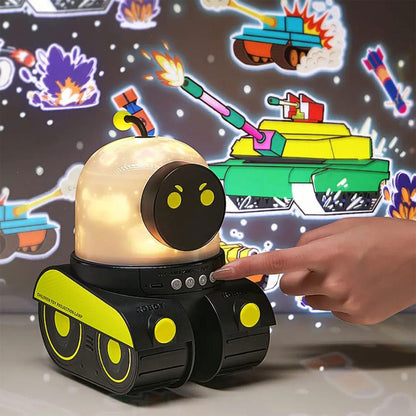Projecteur d’étoiles rotatif pour enfants 12 films + musique Bluetooth – جهاز عرض النجوم مع مكبر صوت