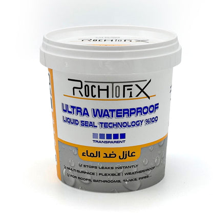 RochFix Ultra Waterproof Liquide Transparent Antifuite Multi-Surface – عازل ضد الماء متعدد الإستعمالات
