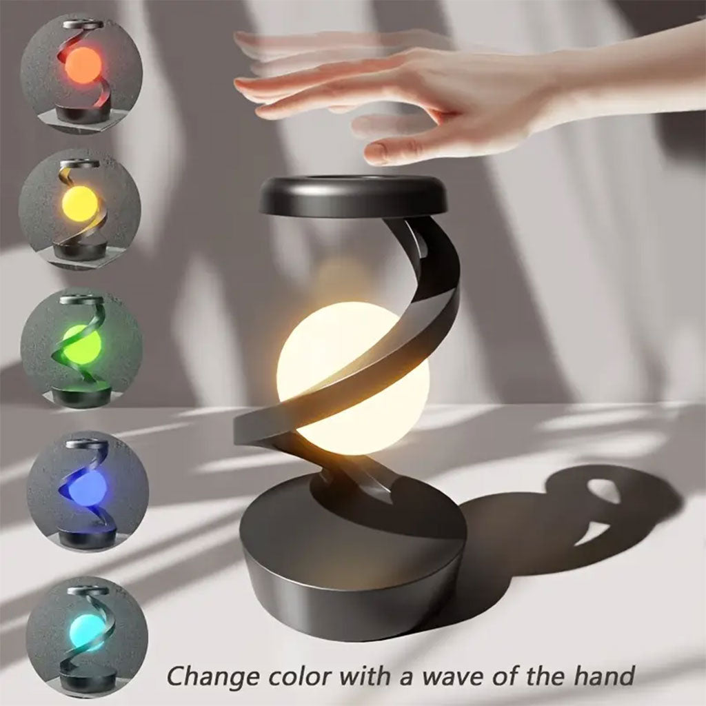 Lampe de Chevet en Spirale Design Moderne Lumière RGB – مصباح لاسلكي بأضواء متغيرة