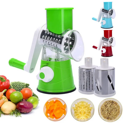 Coupe-légumes rotatif manuel multifonctionnel – الجهاز اليدوي المساعد مبشرة وقطاعة متعددة الاستعمالات للمكسرات والخضار والجبن تنزوت