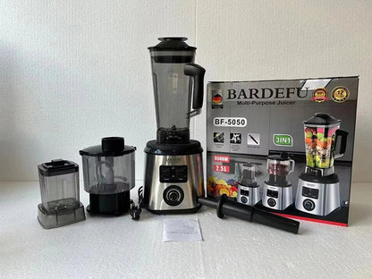 BARDEFU Blender Mixeur Electrique 3 En 1 Avec Mini Hachoir Et Moulin 9500W – خلاط كهربائي 3 في 1 مع مفرمة ومطحنة
