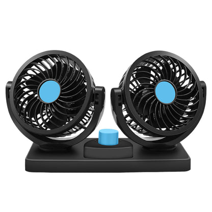 Double Ventilateur électrique pour voiture 2 vitesses rotatif à 360 degrés