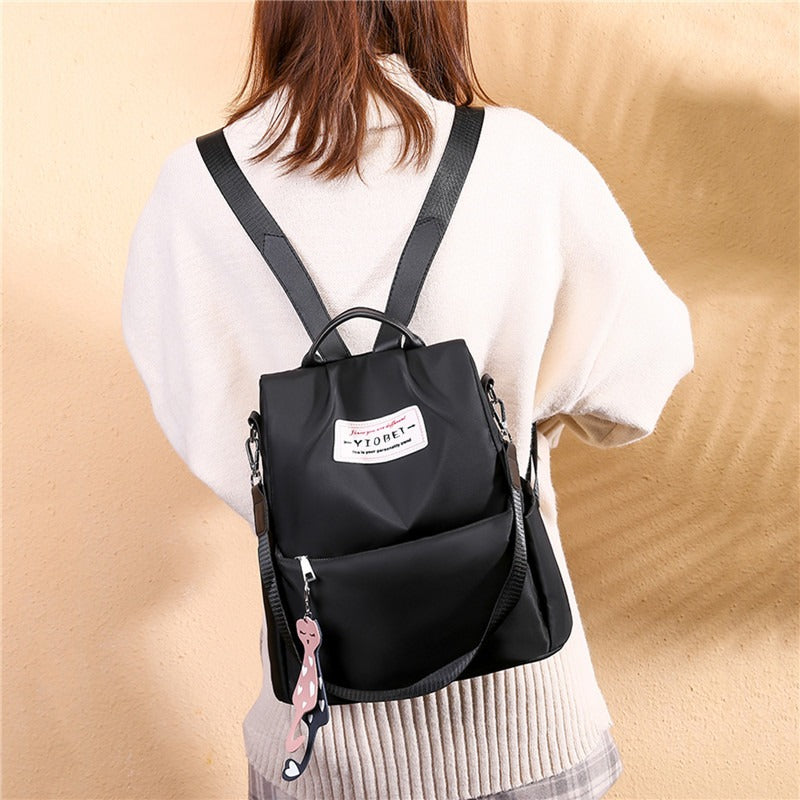 Sac à dos oxford Antivol étanche Pour Femme – Noir
