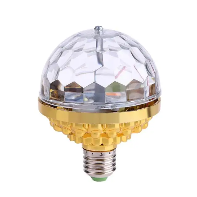 Lampe jeux de lumière multi couleur rotative Disco Ball