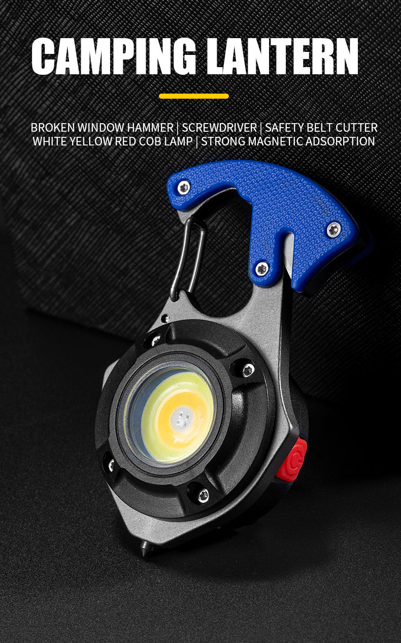 lampe de poche multifonctionnelle étanche Rechargeable à LED en alliage d'aluminium