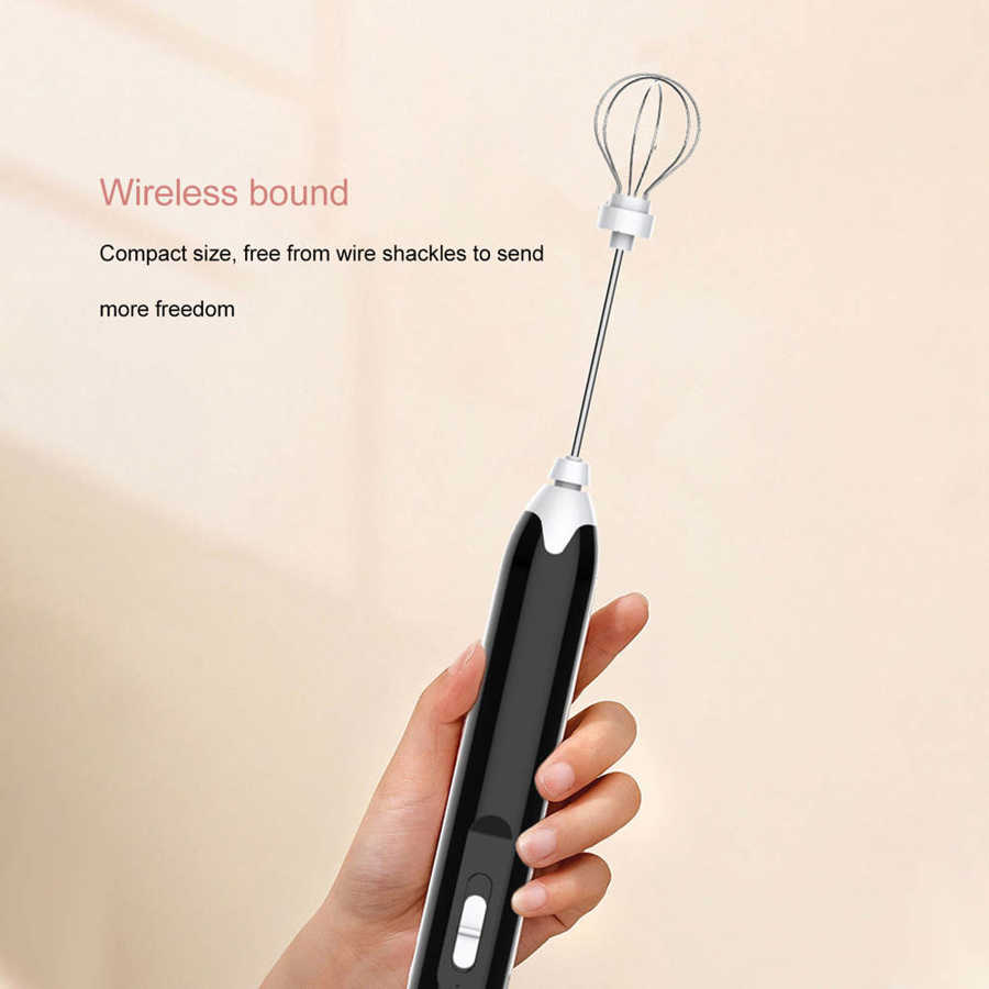 Milk shake et batteur à oeufs électrique USB Rechargeable