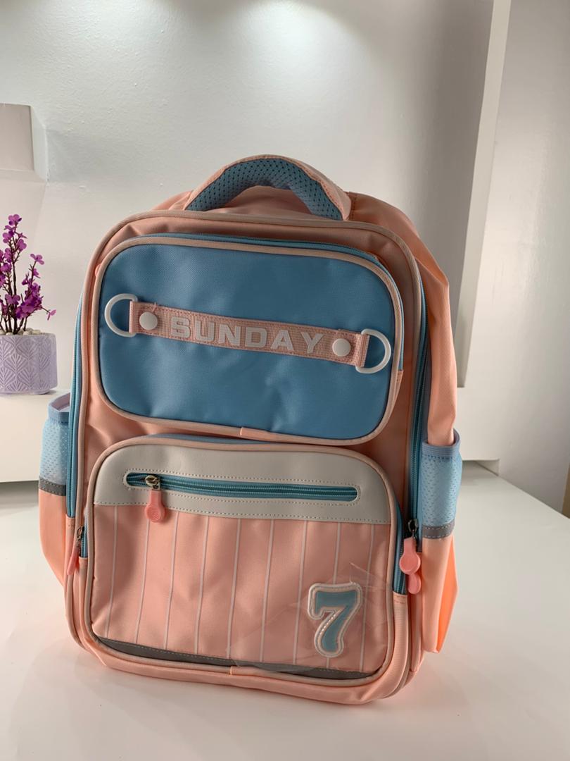 Sac à Dos Scolaire pour Enfants SUNDAY Rose – حقيبة ظهر مدرسية للأطفال وردي
