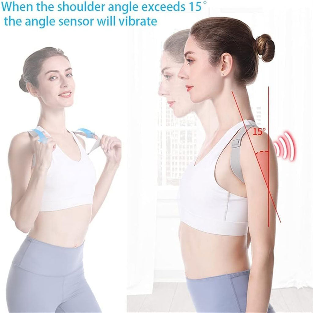 Ceinture de Correction de Posture Intelligente avec Vibration – حزام تصحيح وضية الظهر