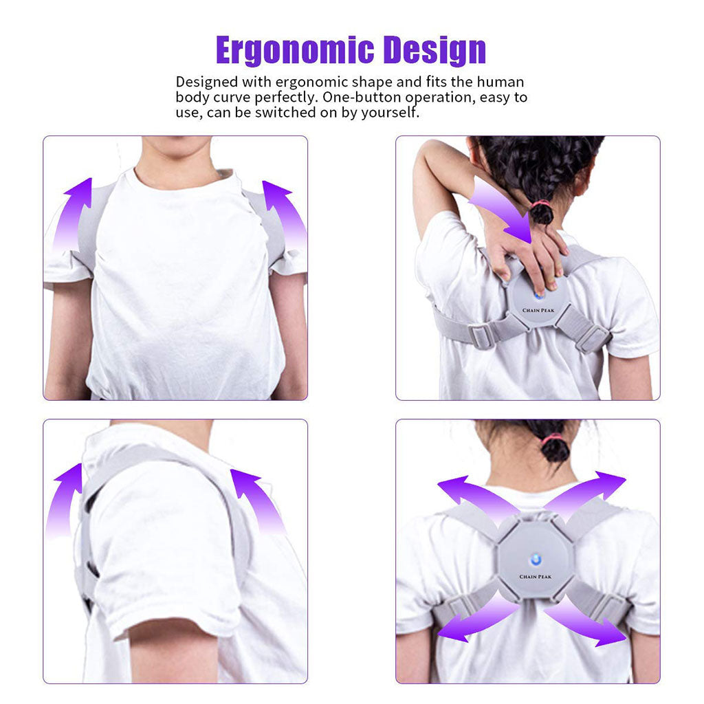 Ceinture de Correction de Posture Intelligente avec Vibration – حزام تصحيح وضية الظهر