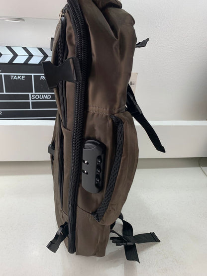 Sac à Dos de Voyage Multifonction Grande Capacité IYM-04 Marron – محفظة ظهر حجم كبير